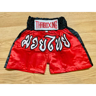 กางเกงมวยเด็ก ส่งไวส่งทุกวัน For kids มี12สี มีเก็บเงินปลายทาง Muay Thai Shorts 泰拳裤