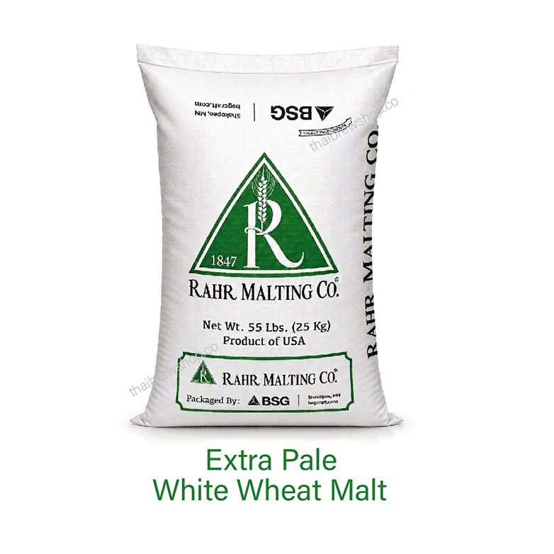 Rahr Extra Pale White Wheat Malt – 25KG Sack (55 lb) – Rahr Malting Co.