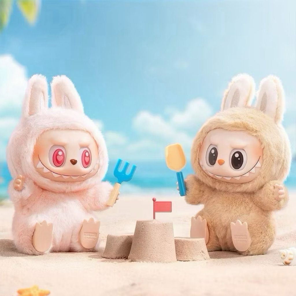 [ราคาพิเศษ ]ป้ายเหลืองไม่แกะ Dada Baba Labubu Macaron V2 ของแท้ ของขวัญวันเกิด ของขวัญ