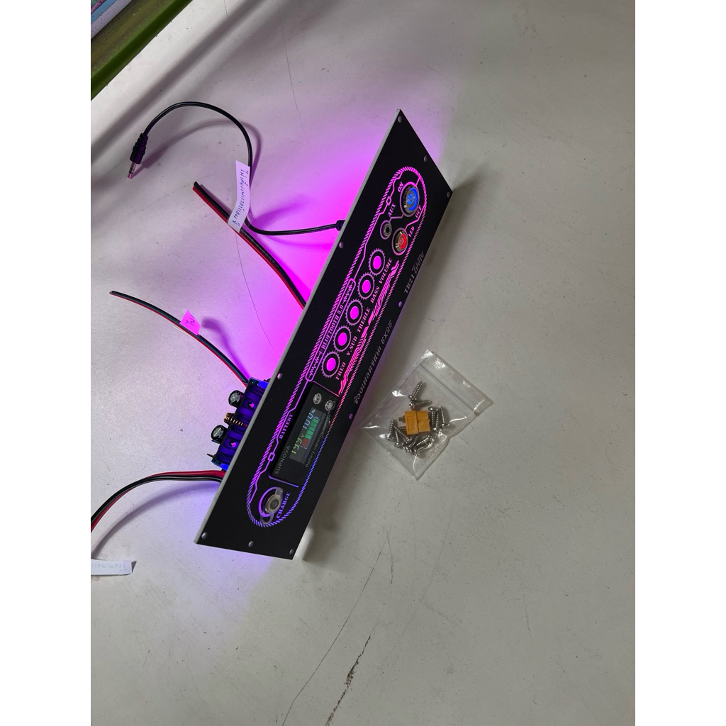 เพลทเดินระบบ ZK-MT21 ขนาด 5x25 ไฟ RGB สวิตช์ VIP รีเลย์ 100a