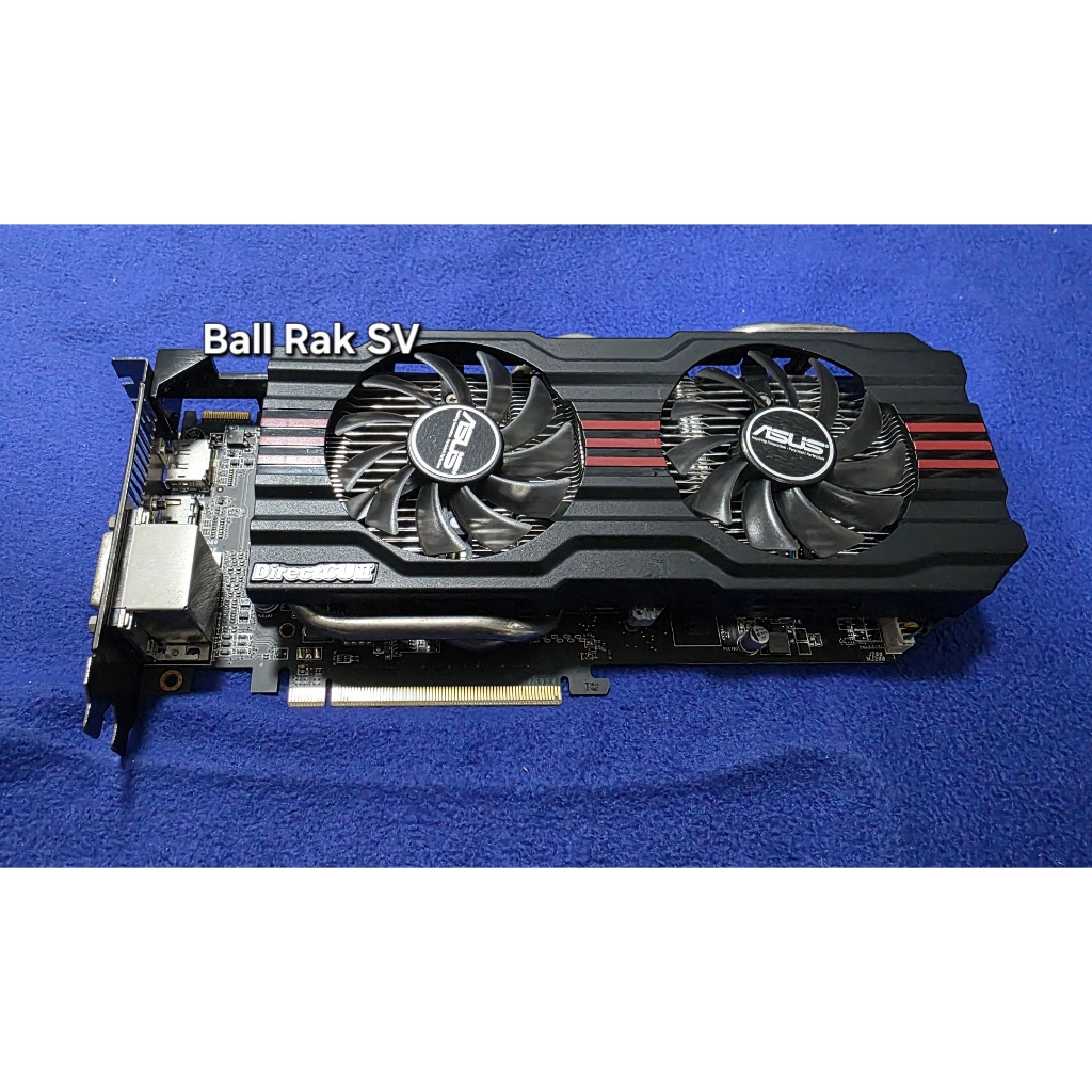 การ์ดจอ Asus DirectCU-II HD7870/2GB/GDDR5/256Bit/ต่อไฟเพิ่ม6+6