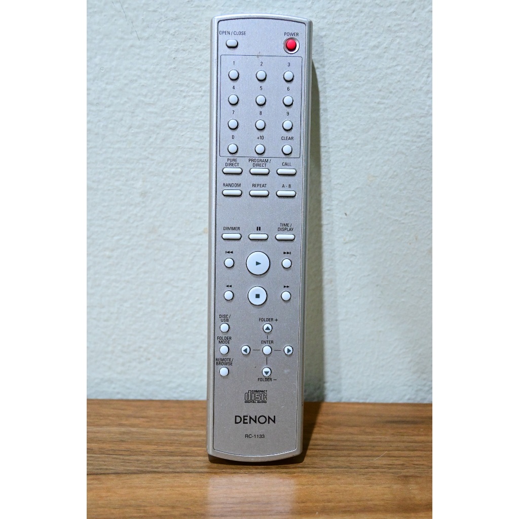 💥 DENON RC-1133 รีโมทเครื่องเล่น CD Denon DCD-710AE / 755SE / 755RE 💥