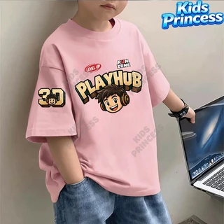 COD (จัดส่งตลอด 24 ชั่วโมง) เสื้อยืดเด็กผู้ชาย ลายกราฟิกเท่ สไตล์วัยรุ่น เสื้อแขนสั้น โอเวอร์ไซซ์ แฟชั่นเด็ก ผ้านิ่ม