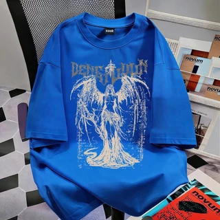 「งานเกรดพรีเมียม งานเกรด A」เสื้อยืดคอกลมผู้หญิง เสื้อ ผญ แฟชั่น เสื้อยืดแขนสั้นผู้หญิง คอตตอนแท้ ระบายอากาศดี #4