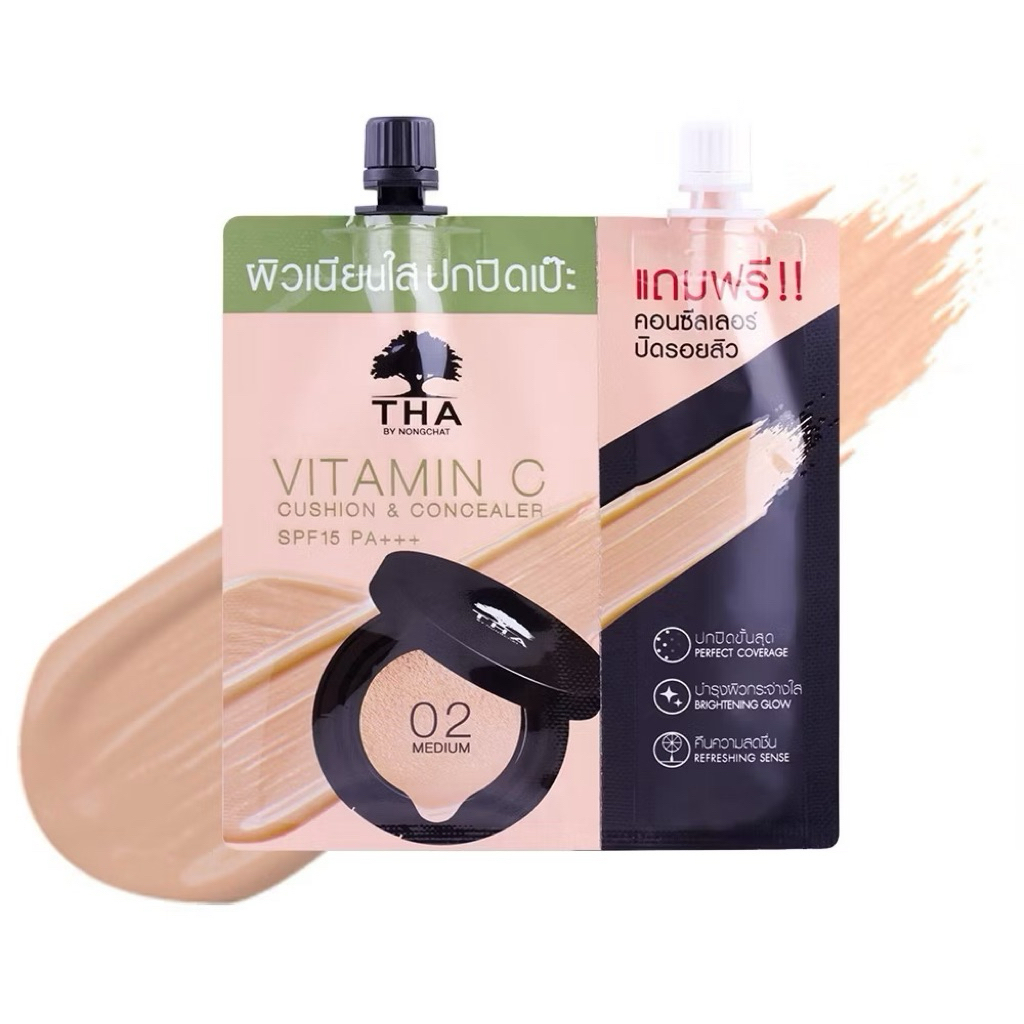 THA Cushion&Concealer คุชชั่นและคอนซีลเลอร์ # 02 Medium