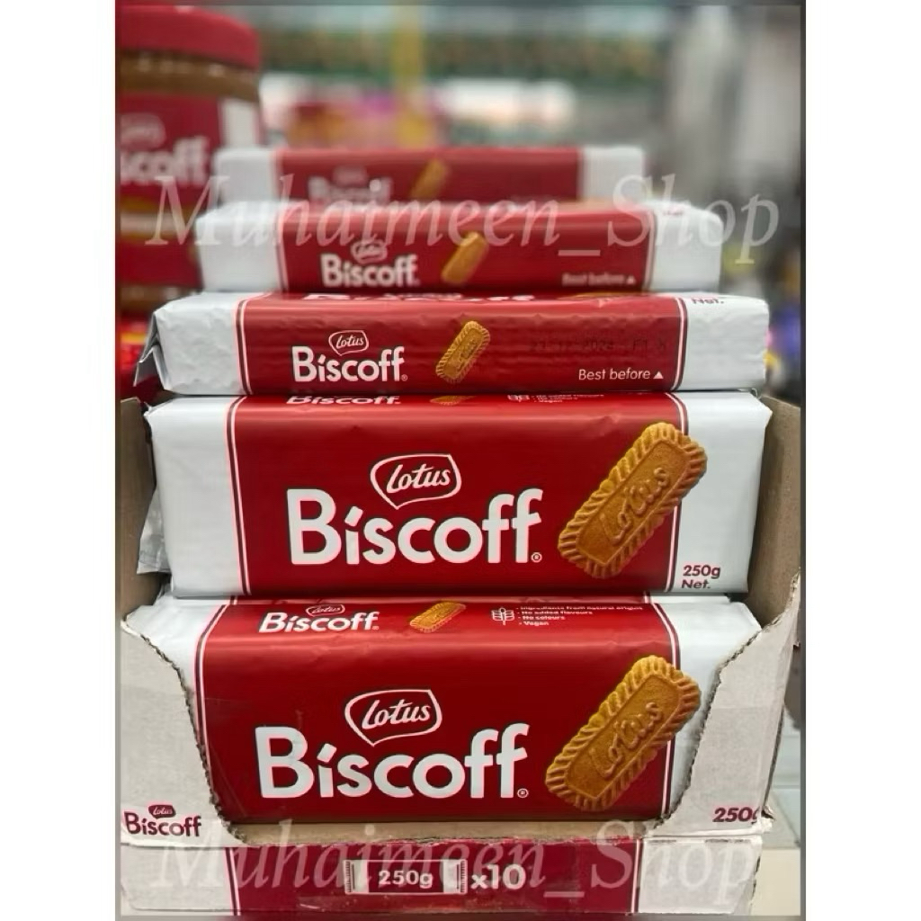 ขนม lotus biscoff Biscuit รสคาราเมล ขนาด 250g.