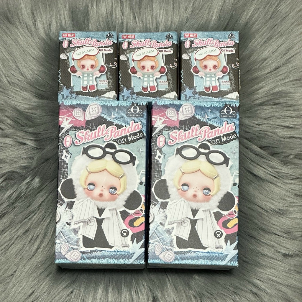 🚚 พร้อมส่ง 🇹🇭  (ใช้โค้ดแฟชั่นลด 30% ได้) SKULL PANDA POPMART 🔥 แบบเลือกตัวเช็คการ์ด/ป้ายเหลือง ของแท้ 💯% 🔥