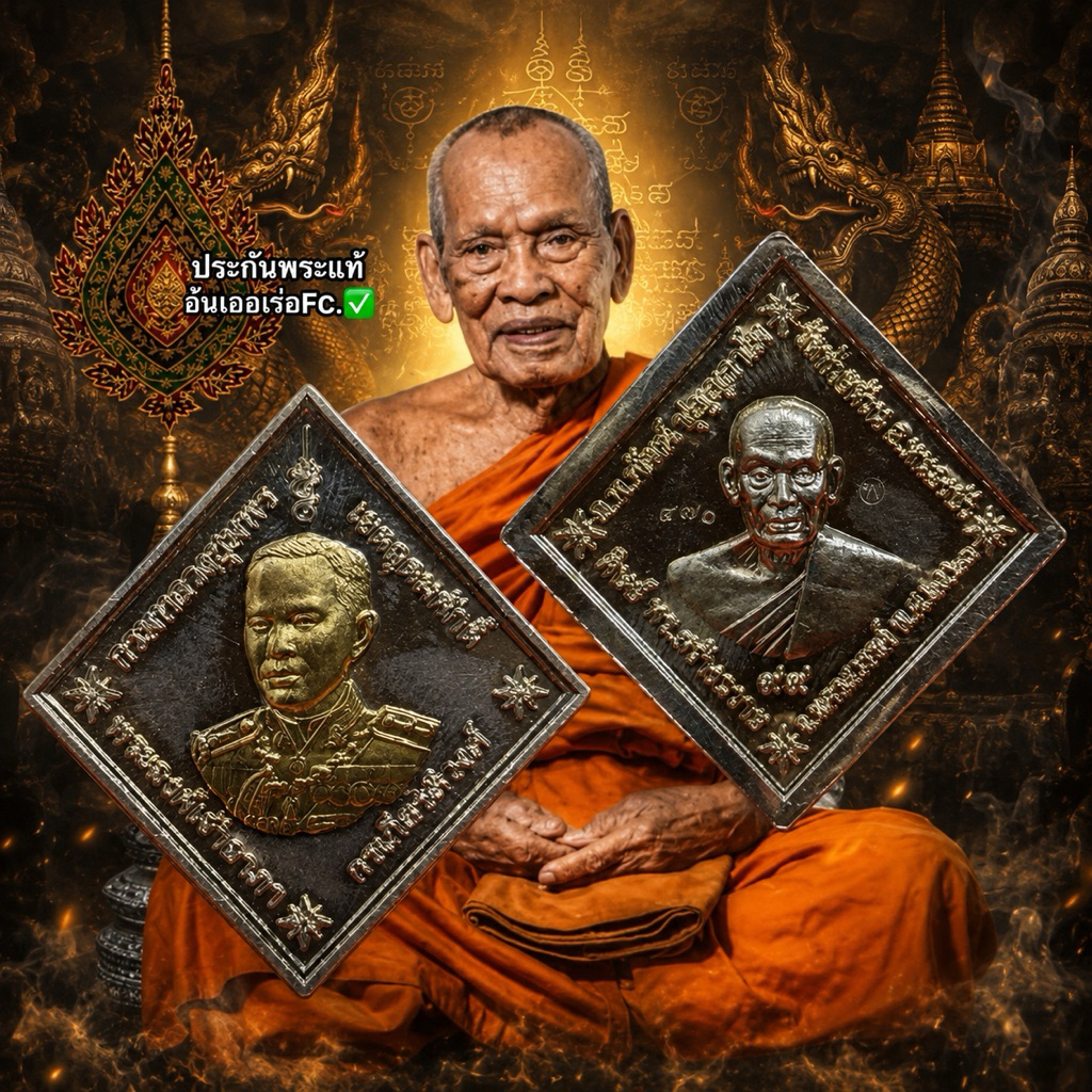เหรียญหลวงพ่อพัฒน์-กรมหลวงชุมพร รุ่นแรกศิษย์ทหารเรือสร้างถวาย หลวงพ่อพัฒน์ ปุญญกาโม วัดห้วยด้วน จ.นครสวรรค์