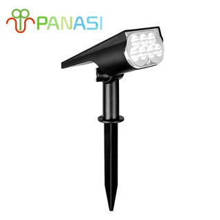 Panasi ไฟปักสนามโซล่าเซลล์ ไฟสวนโซล่าเซลล์ สปอตไลท์โซล่าเซลล์ สปอตไลท์ led โคมไฟสนาม 1โคมไฟมี7สี