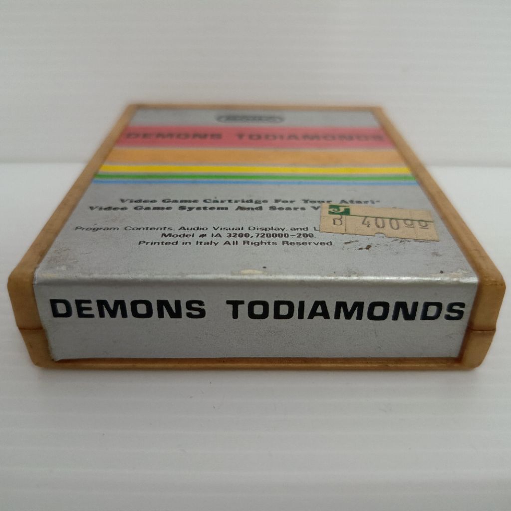 ตลับ Atari และ Atari2600 เกม Demon Todiamonds