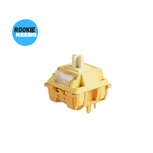 AKKO creamy yellow u1 linear switch(10 ชิ้น)