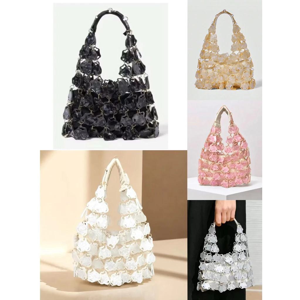 (พร้อมส่ง✨) กระเป๋าอะคริลิค แบบถือ มีถุงด้านใน ✨