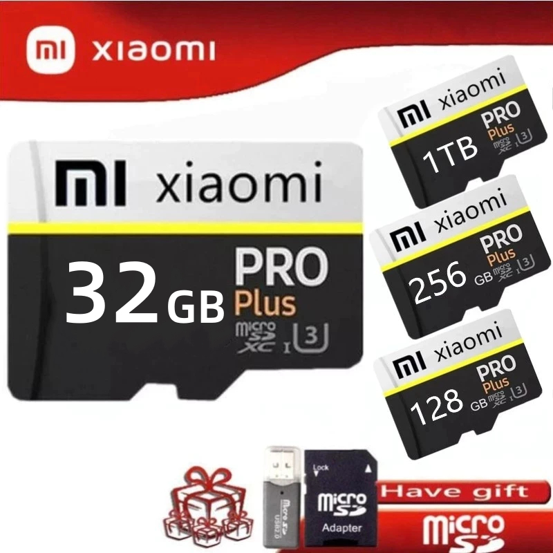 MI Memory Card Micro SD Card 1TB 512GB 256GB High Speed Class10 SD/TF Flash Card 128GB memory card for cctv