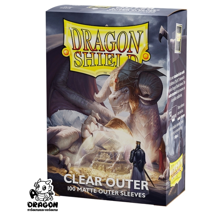 Dragon Shield Clear Outer Sleeve Matte ซองคลุม Sleeve Standard Size