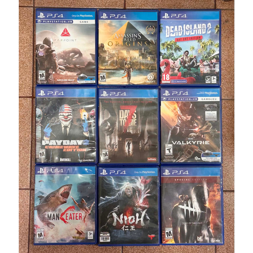 รวมแผ่นแท้ [PS4] All Zone / Zone 2 / Zone 3 [English] US/EU/CN/KR/Asia