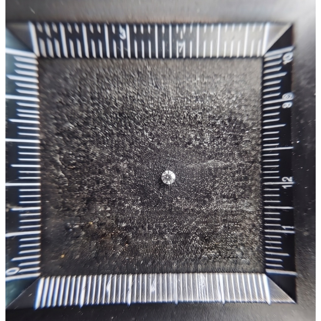 เพชรร่วง เพชรแท้ ขนาด 1 มิลลิเมตรน้ำ98% Lab Grown Diamond (CVD) ส่งจากในประเทศไทยDEF/VVS-VS (น้ำ 98%)ขนาด 5 ตัง