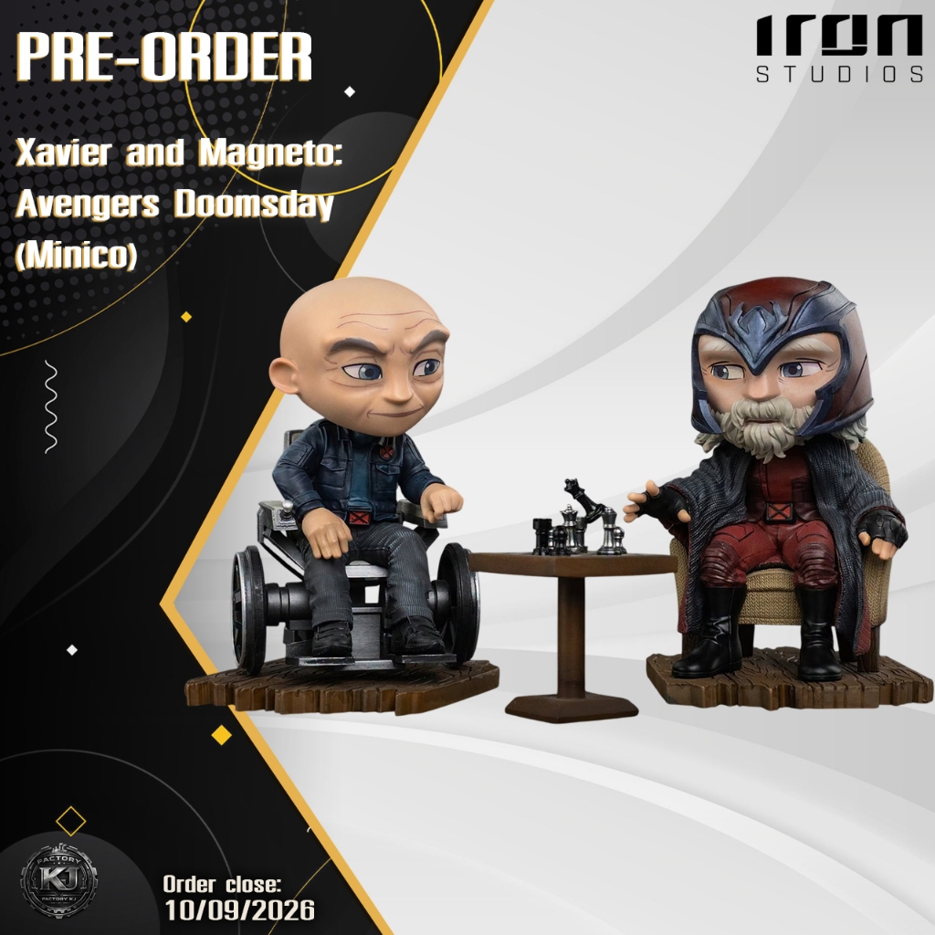 Pre-order Iron Studios Xavier and Magneto: Avengers Doomsday (Minico)