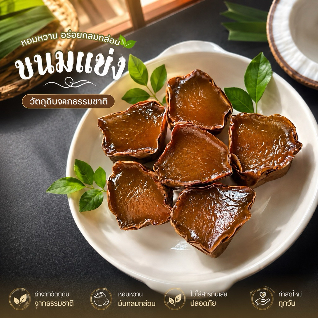 ขนมเข่งโบราณ สูตรดั้งเดิม หอมหวานนุ่ม หนึบอร่อย