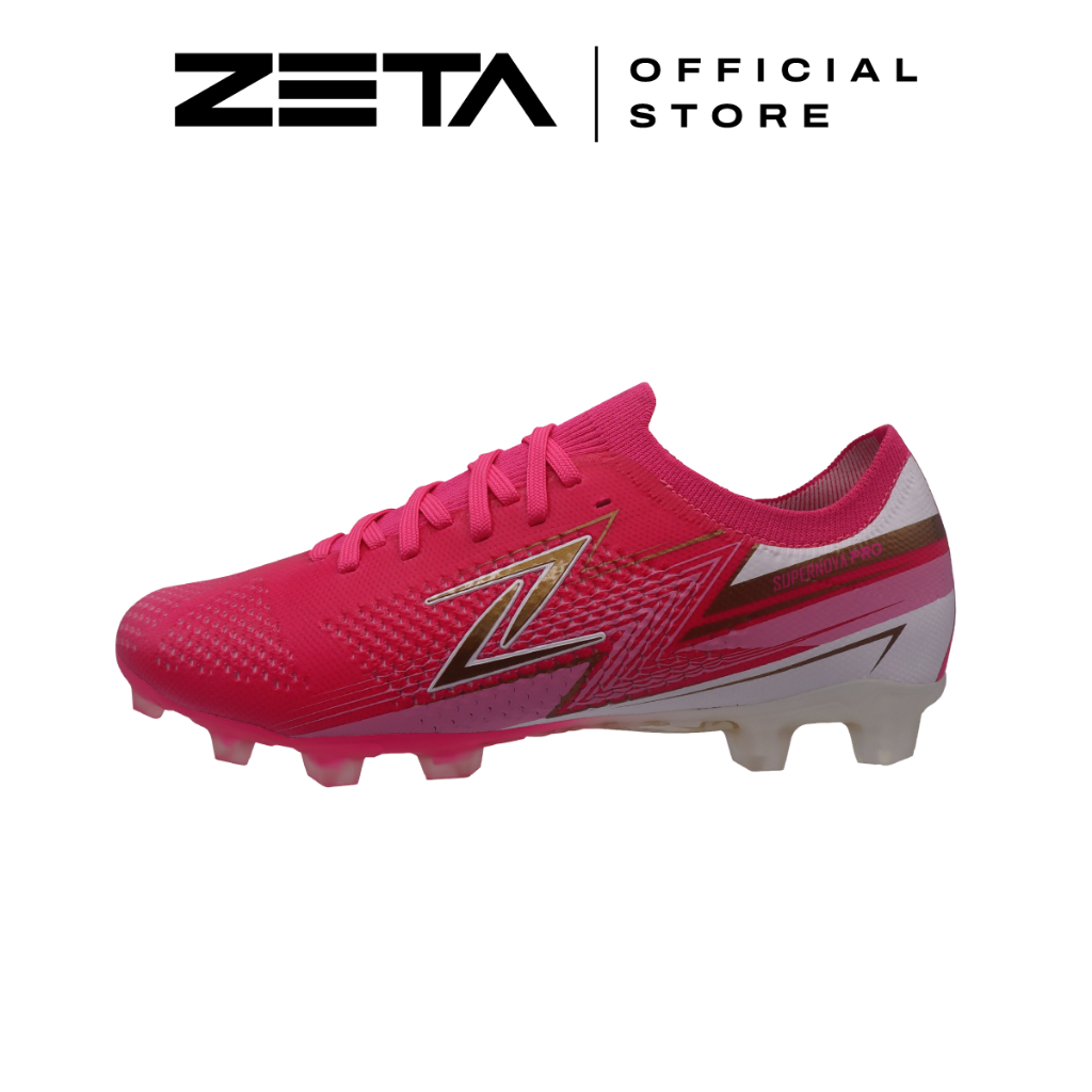 ZETA حذاء كرة قدم Supernova Pro — وردي/ذهبي — صورة 4