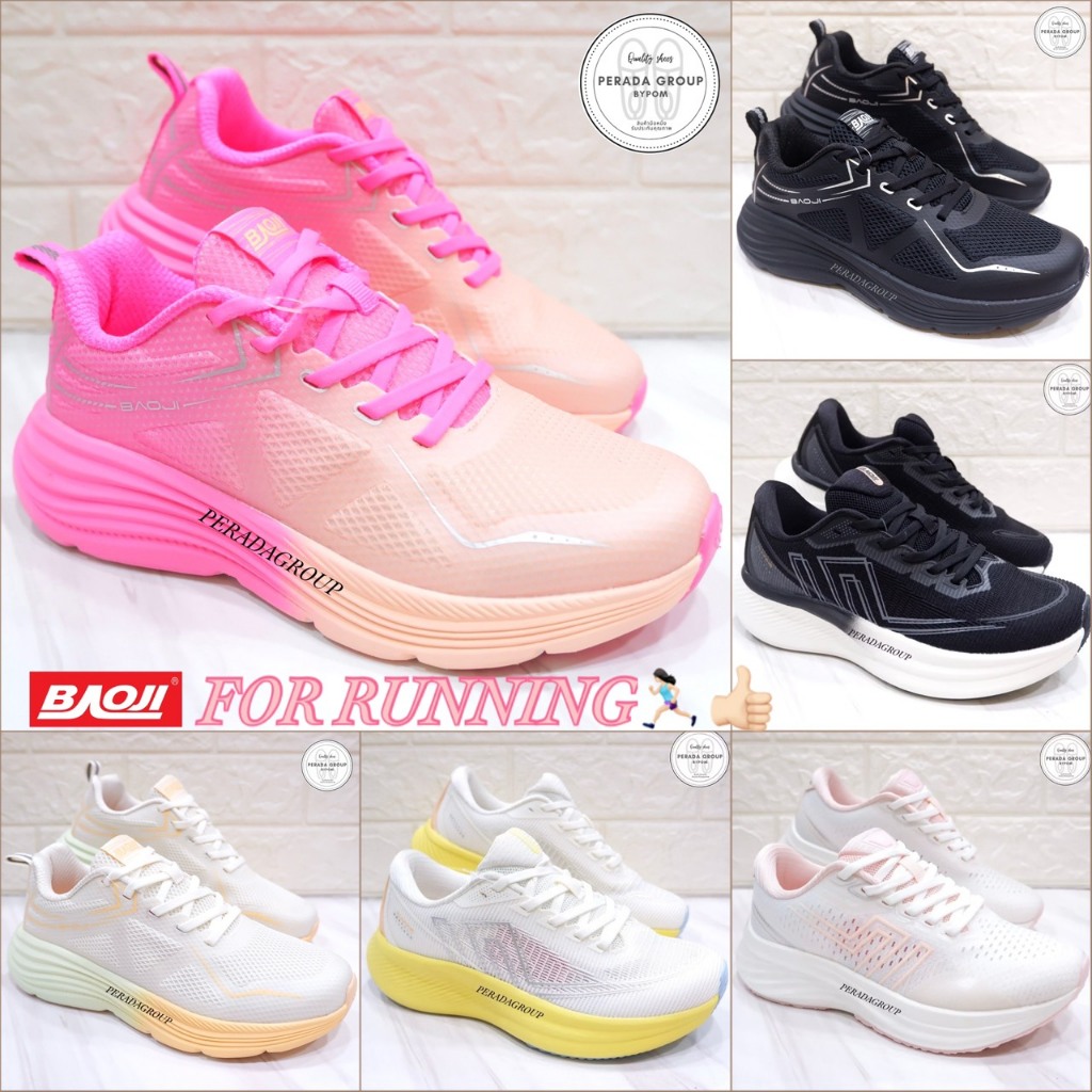 Baoji For Running แท้💯% รองเท้าผ้าใบบาโอจิ รุ่น  BJW1135 / BJW1131 / BJW1191 ไซส์ 37-41