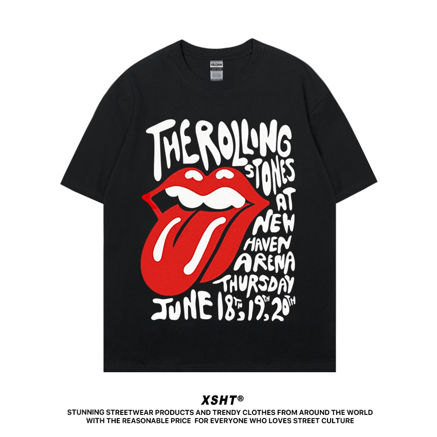 พร้อมส่ง เสื้อ The Rolling Stones Concert Tee - Black (สีดำ) by XSHT