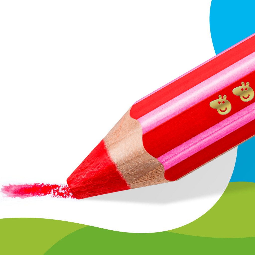Peppa Pig أقلام تلوين Noris Junior ‏3 في 1 ‏(12 لوناً) — صورة 6