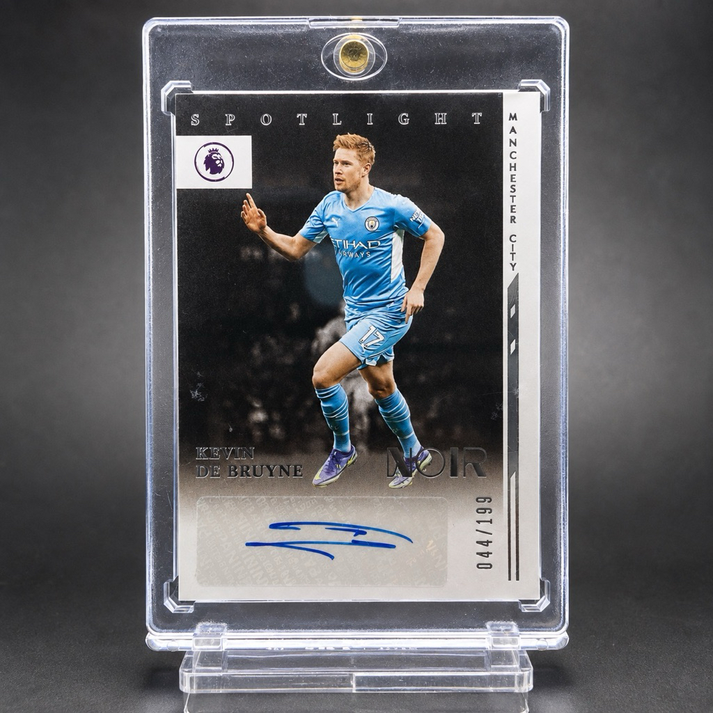 การ์ดลายเซ็นต์ตำนานนักฟุตบอล Kevin De Bruyne autograph