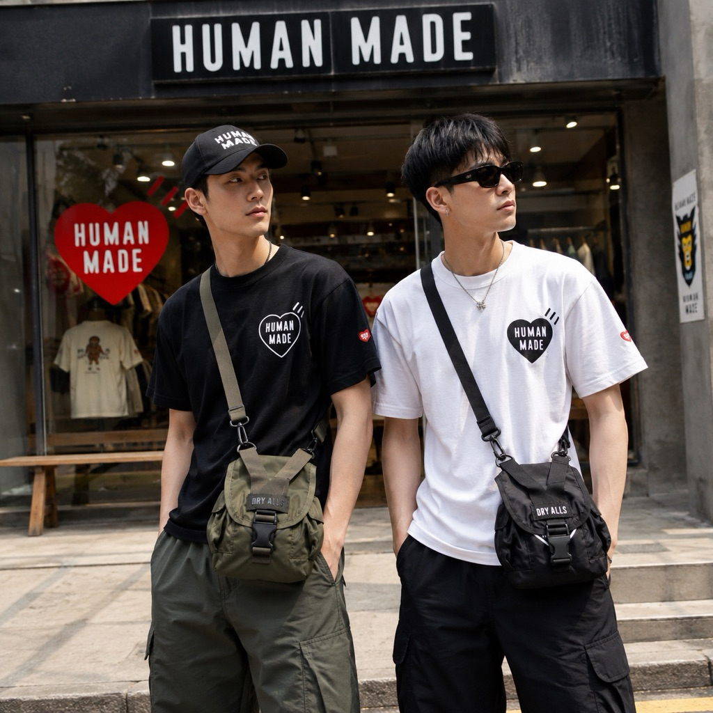 พร้อมส่งที่ไทย ของแท้ กระเป๋า Human Made MILITARY MULTI POUCH