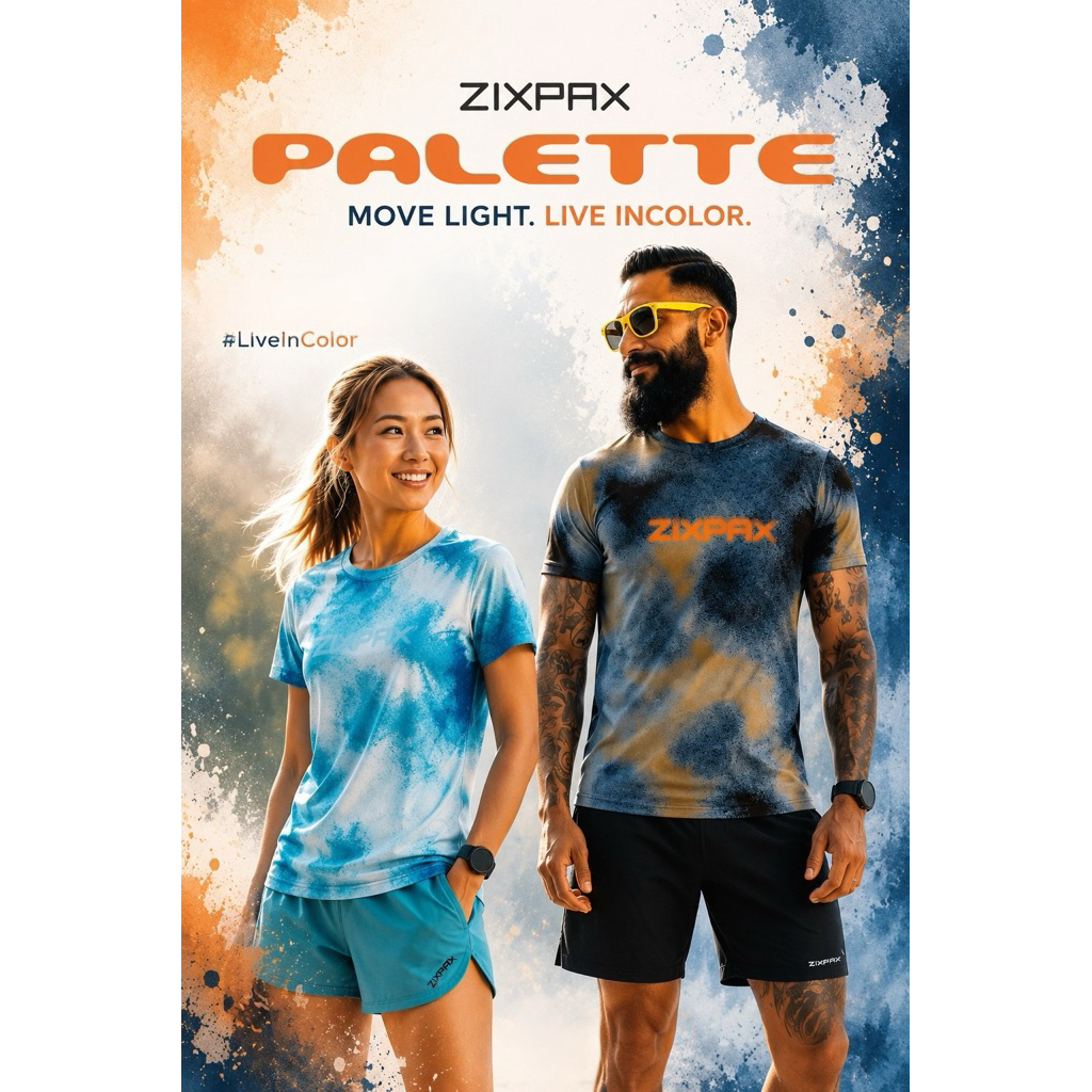 ZIXPAX PALETTE MOVE LIGHT. LIVE IN COLOR.