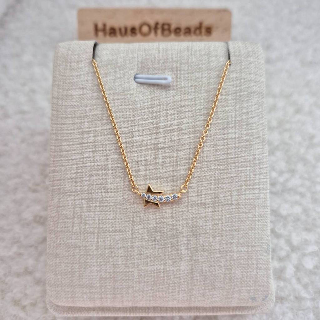 NEW ของแท้ 100% (สีทอง) Shooting Star Necklace ยาว 45 cm