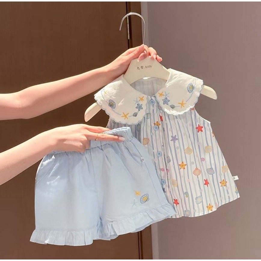 พร้อมส่ง bd97 9831 คอบัวลายดาว