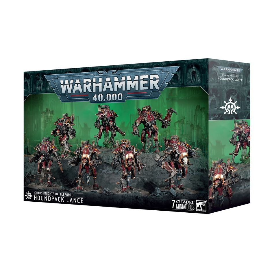 Warhammer 40k : Chaos Knights : Battleforce Houndpack Lance ( 8800 บาท + Fee )