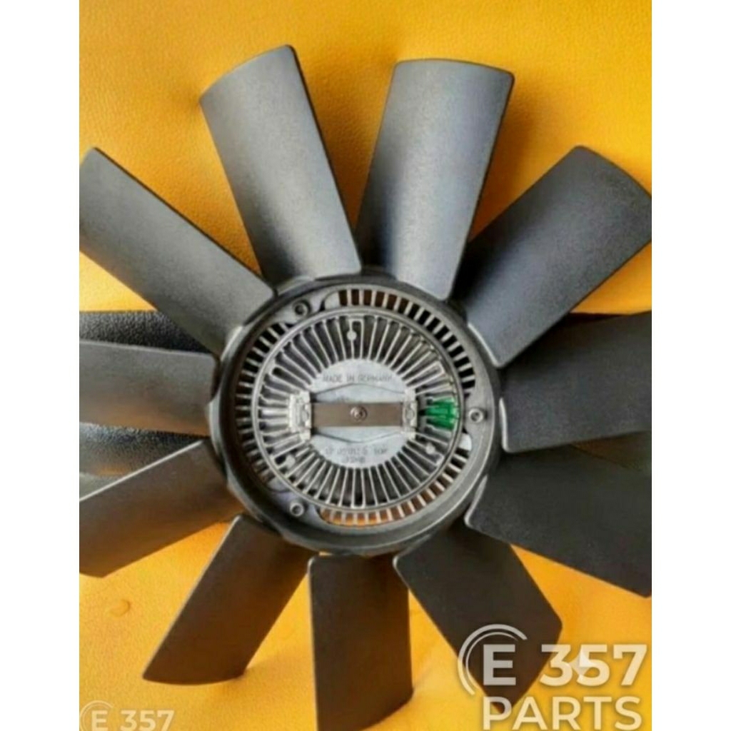คัปปลิ้ง ฟรีคลัช ใบพัดลม11 ก้าน 3รู 420mm แท้เดิม BMW Fan 11 blade 1712058 E36 E46 E34 E39 E32 E38 E