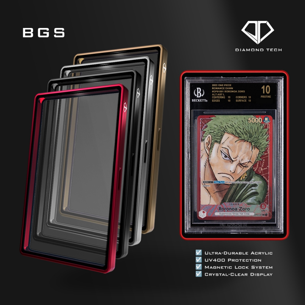 [BGS Slab Case] Diamond Tech-เคสพรีเมี่ยมสำหรับ BGS 35PT , Premium Case for BGS Slab 35PT