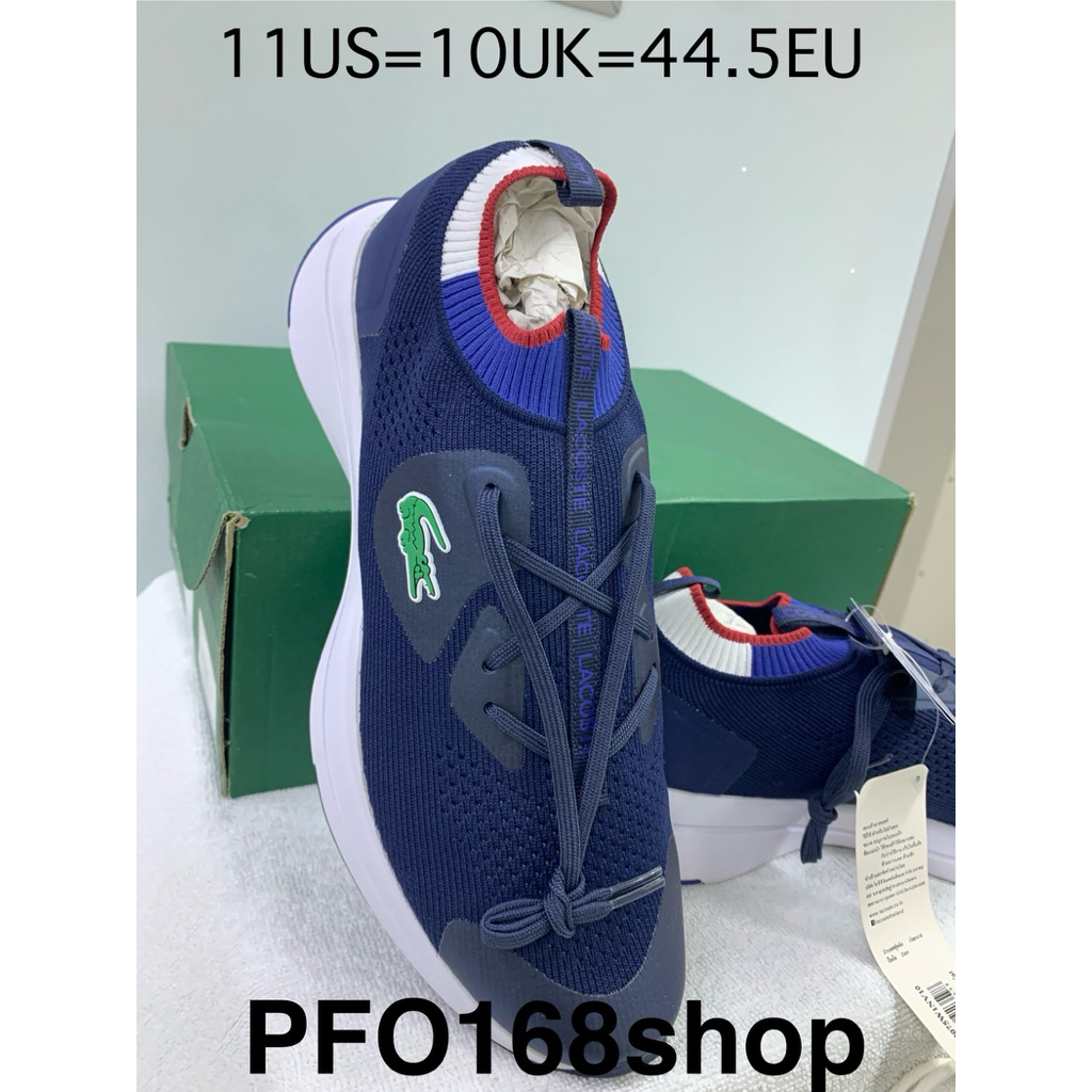 Lacoste รองเท้าผ้าใบ รุ่น Run Spin Knit size 11US-10UK-44.5EU ใส่เที่ยว ใส่ทำงาน ทรงสวย ราคาป้าย ( 4