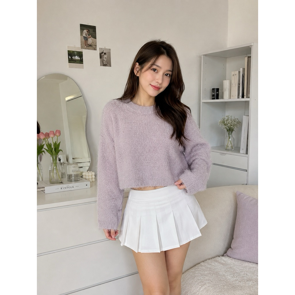 ✨ ZARA Fuzzy Knit Sweater ✨