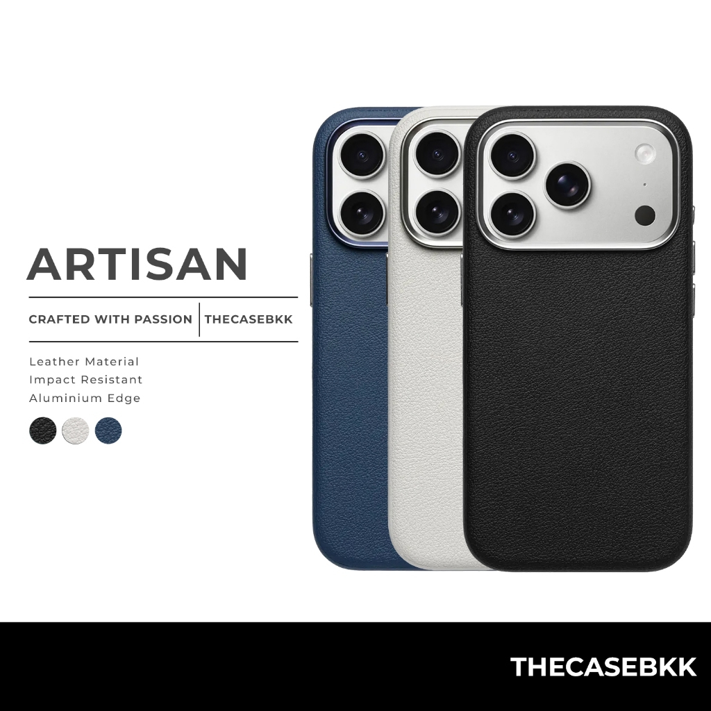 Artisan Design เคสไอโฟน Premium Edition เคสหนัง THECASEBKK เคสกันกระแทก iPhone Leather Case