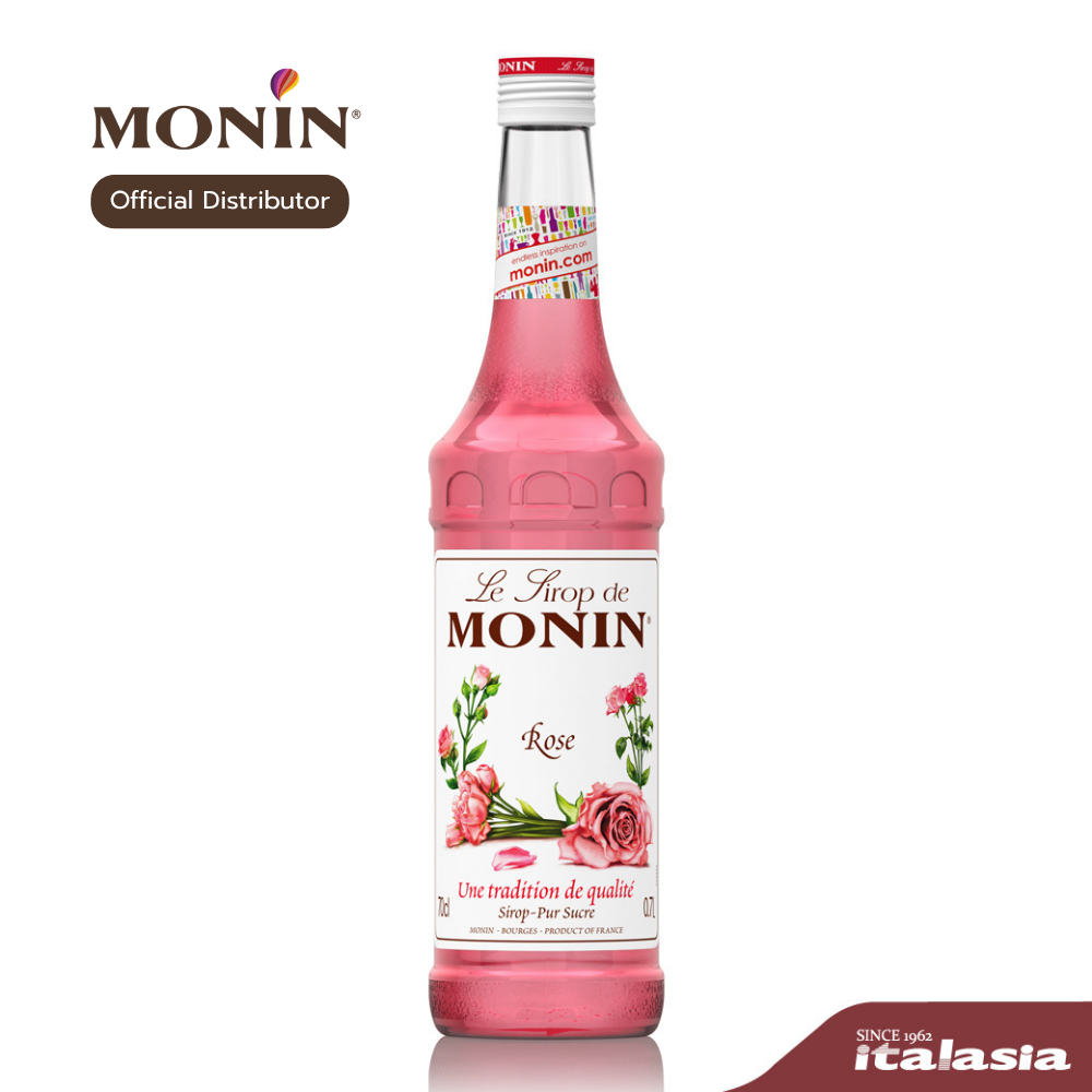 MONIN Rose Syrup 700 ML. | โมนิน โรส ไซรัป 700 มล.