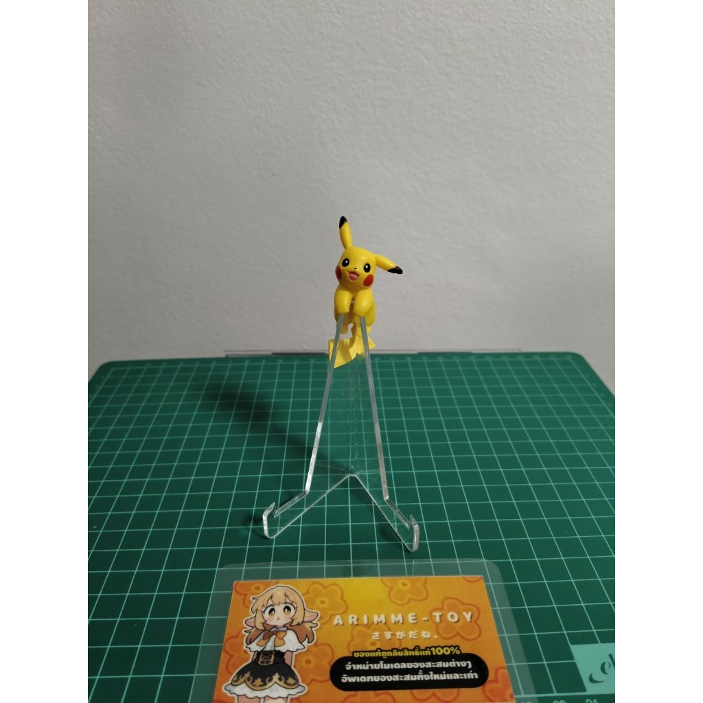ฟิกเกอร์จิ๋ว Pikachu เกาะแก้วงานแท้