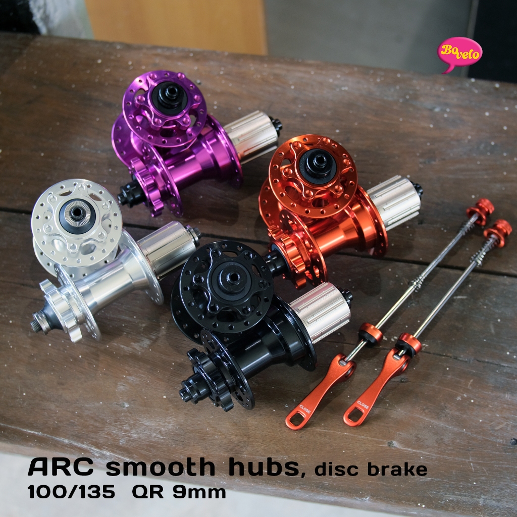 ดุมดิสก์เสือภูเขา ARC MTB ปีกสูง ใบดิส์ 6-h 100/135mm