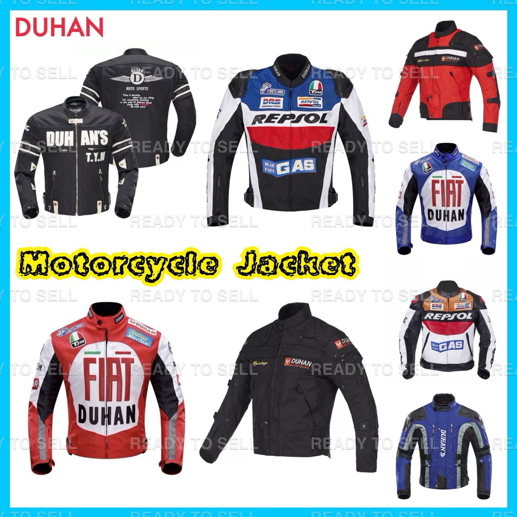 Motocycle Jacket Duhan เสื้อการ์ดขับรถ [การ์ด5จุด]