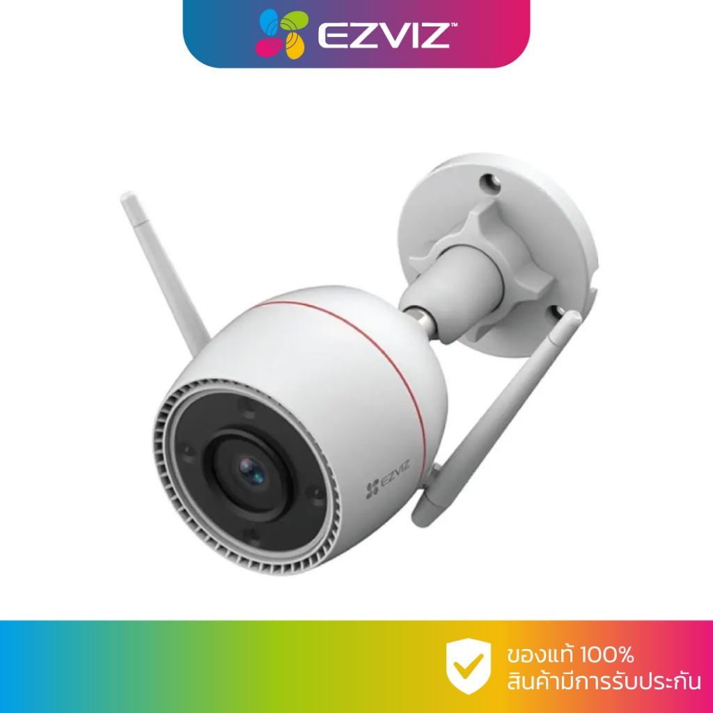 EZVIZ กล้องวงจรปิด WIFI 3 ล้านพิกเซล รุ่น C3TN (3MP)(OutPro)(2.8 mm.) เลือกหน่วยความจำได้