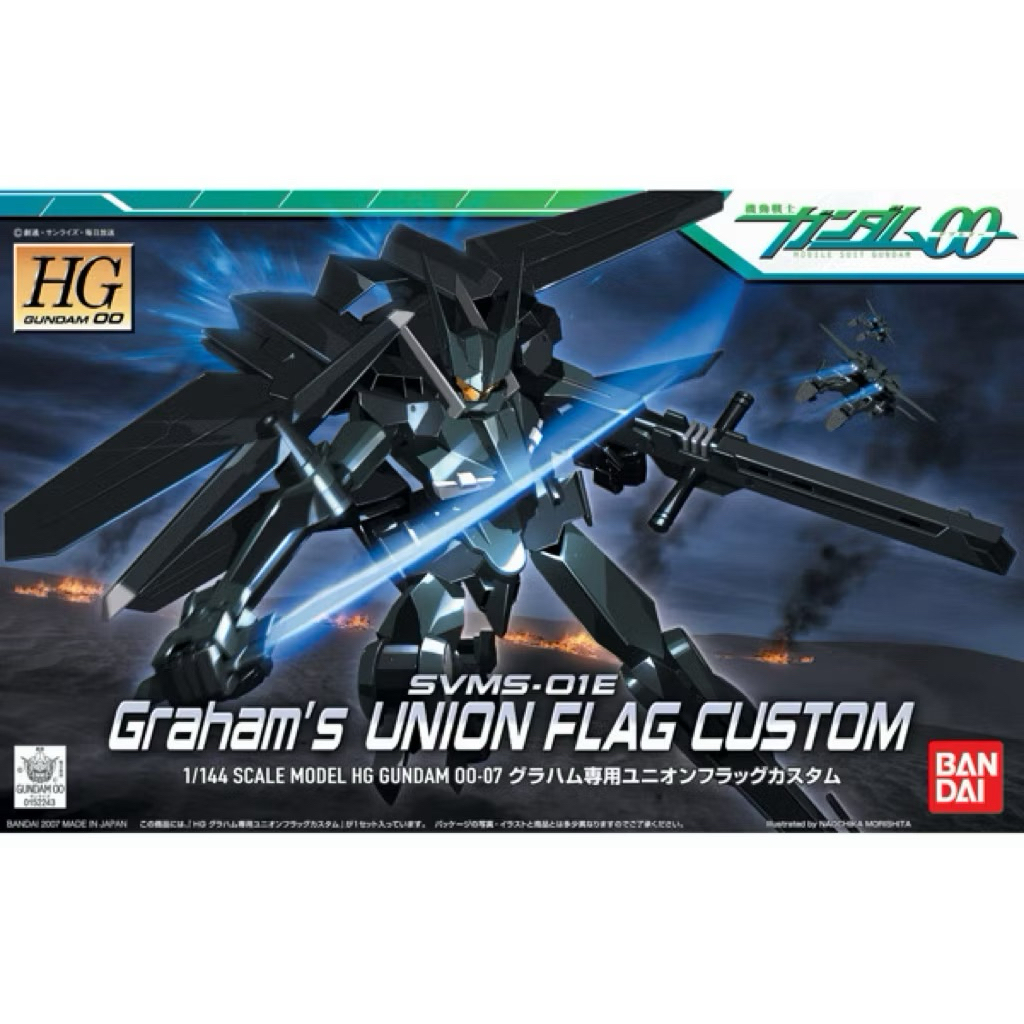 BANDAI ASSEMBLY MODEL HG 1/144 UNION FLAG (GRAHAM CUSTOM)