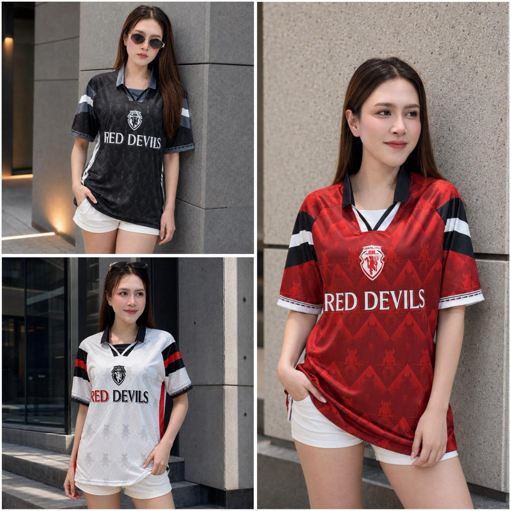 BKFเสื้อกีฬาคอปกสำหรับแฟนบอล  สำหรับผู้หญิงและผู้ชาย ดูดี มีสไตล์ ใส่สบาย ทันสมัย