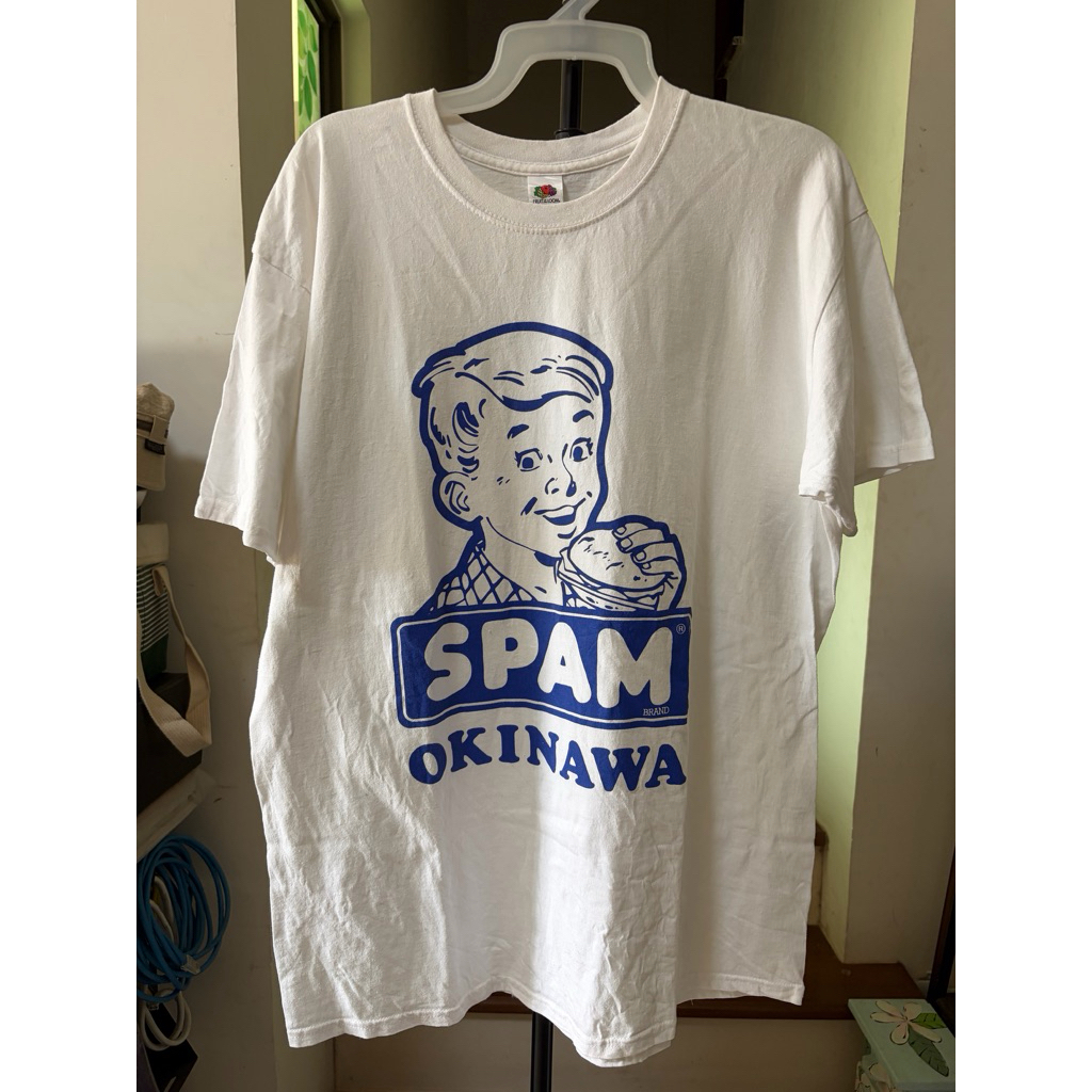 เสื้อยืดแขนสั้น SPAM Okinawa สภาพดี ไม่มีตำหนิ