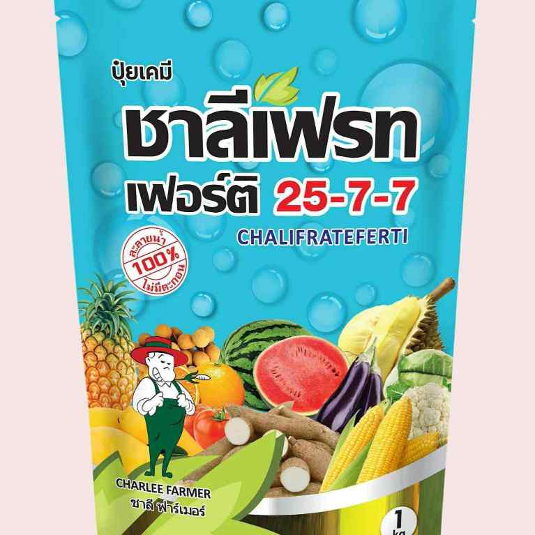 ปุ๋ยเกล็ด 25-7-7 ชาลีเฟรท  1 กิโลกรัม