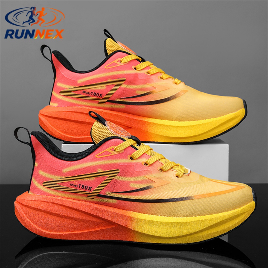 RUNNEX รองเท้าวิ่งผู้ชาย-หญิง คาร์บอน กันกระแทก กันลื่น ระบายอากาศ สำหรับมาราธอน