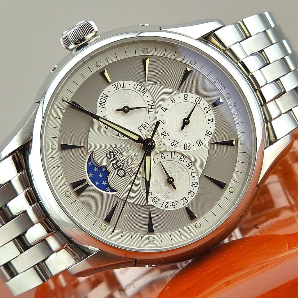 ORIS Artelier Complication Moonphase Automatic Ref. 7592 Silver Dial 40mm
