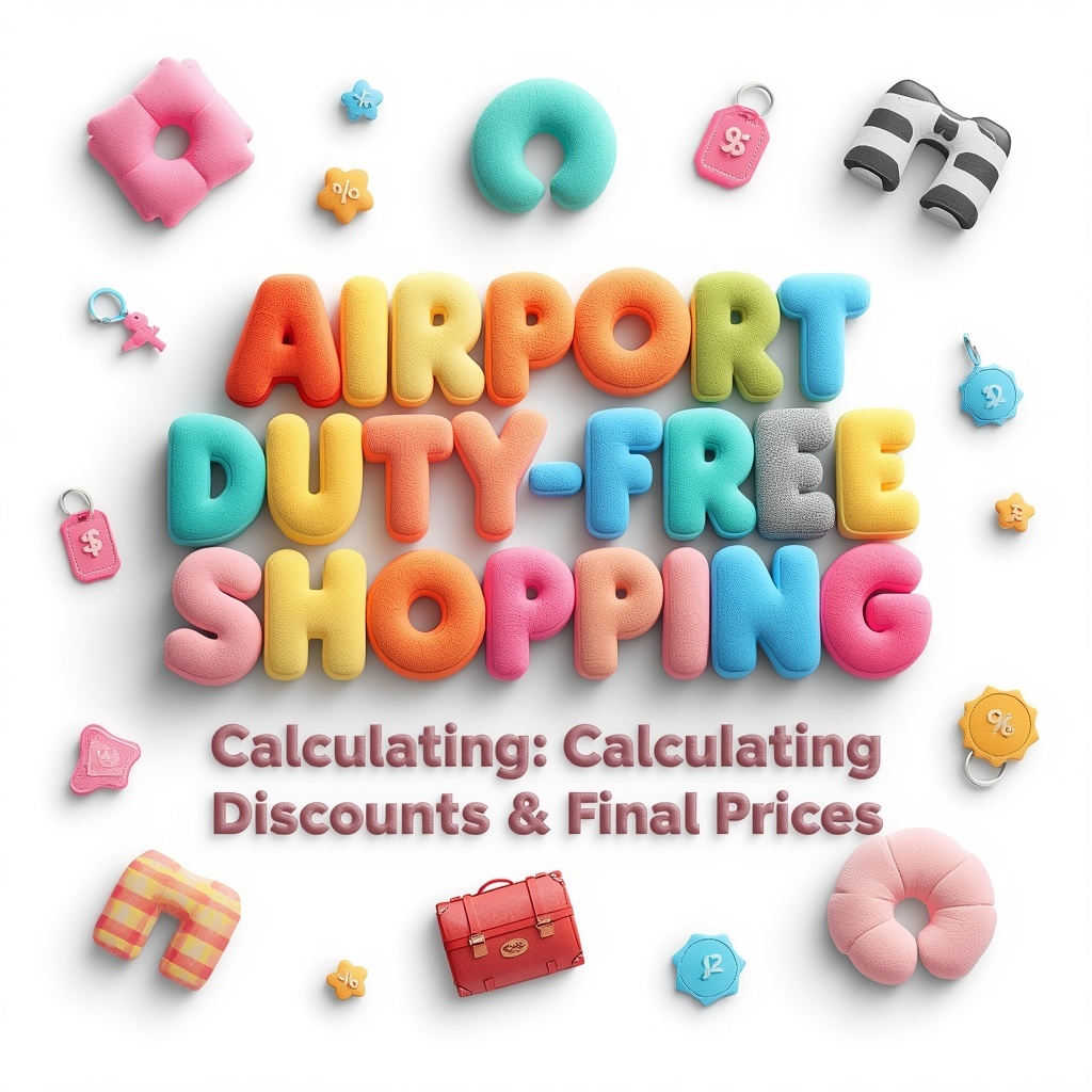 แบบฝึก Airport Duty-Free Shopping: Calculating Discounts & Final Prices