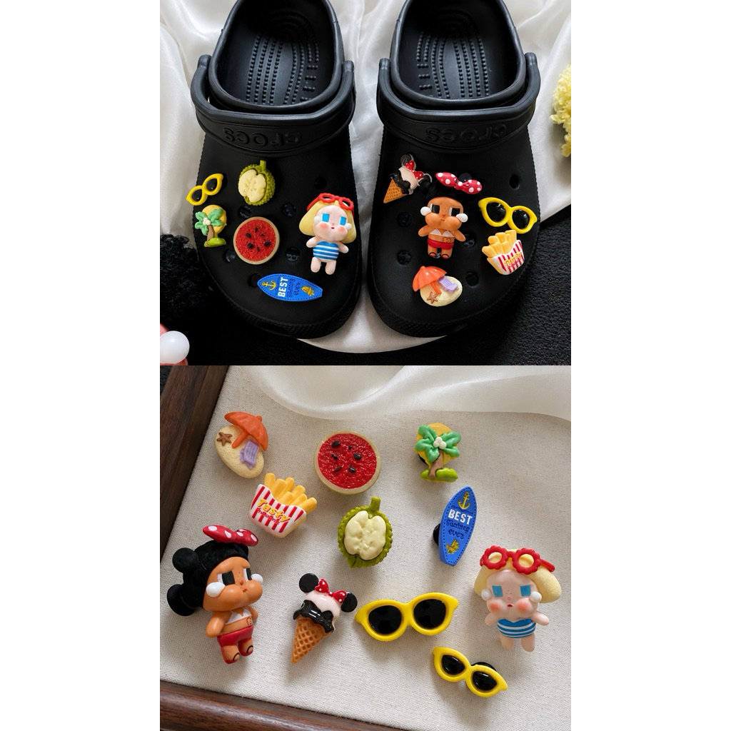 พร้อมส่งจากไทย☀️☀️เซตตัวติดรองเท้าCryBaby & TwinkleTwinkle